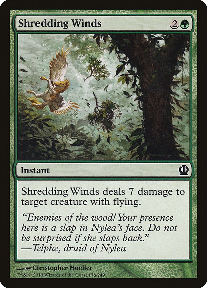 Shredding Winds [Theros] - Magic: The Gathering - Card Brawlers | Quebec | Canada |
