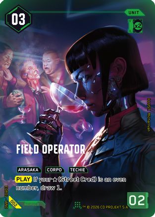 Field Operator (002) - Edgerunner Open Season 1 Foil