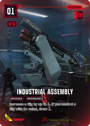 Industrial Assembly (004) - Edgerunner Open Season 1 Foil