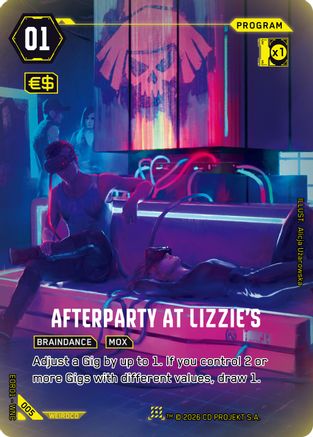 Afterparty at Lizzie's (005) - Edgerunner Open Season 1 Foil