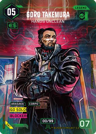 Goro Takemura - Hands Unclean (041) - Edgerunner Open Season 1 Foil