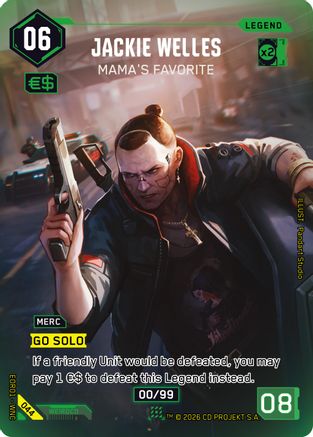 Jackie Welles - Mama's Favorite (044) - Edgerunner Open Season 1 Foil