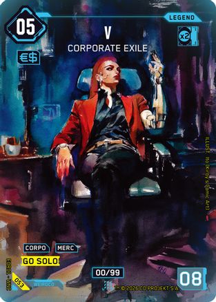 V - Corporate Exile (053) - Edgerunner Open Season 1 Foil