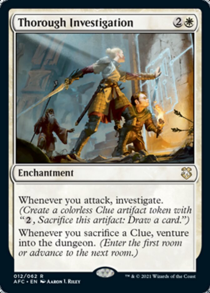 Thorough Investigation [Dungeons & Dragons: Adventures in the Forgotten Realms Commander] - Magic: The Gathering - Card Brawlers | Quebec | Canada |