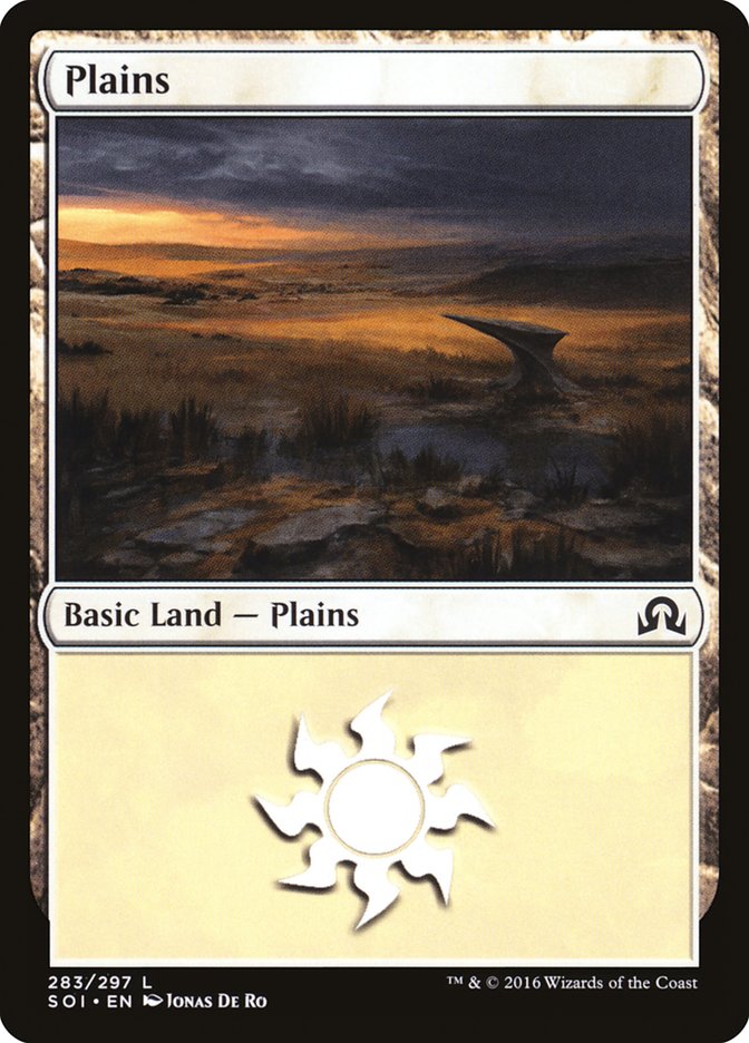 Plains (283) [Shadows over Innistrad] - Magic: The Gathering - Card Brawlers | Quebec | Canada |