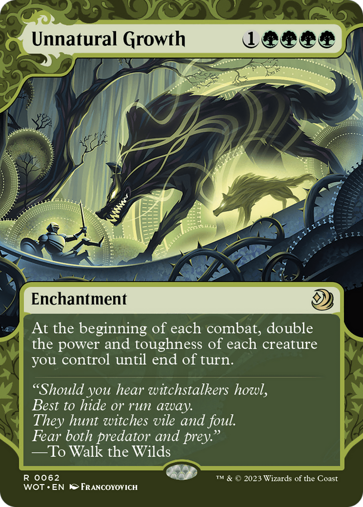 Unnatural Growth [Wilds of Eldraine: Enchanting Tales] - Magic: The Gathering - Card Brawlers | Quebec | Canada |