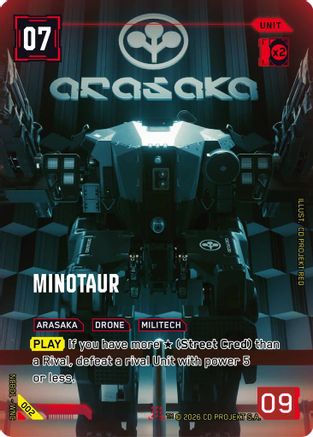 Minotaur (002) - Night City Brawl Season 1 Foil