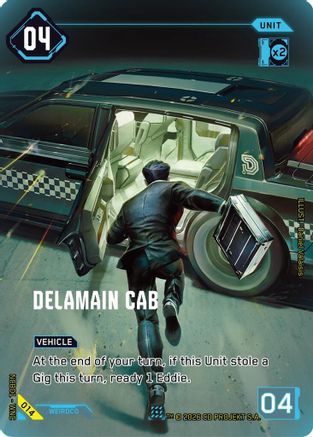 Delamain Cab (014) - Night City Brawl Season 1 Foil