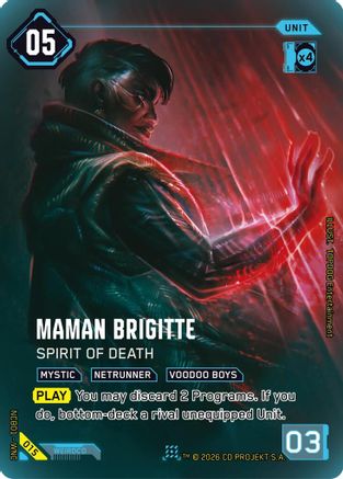 Maman Brigitte - Spirit of Death (015) - Night City Brawl Season 1 Foil