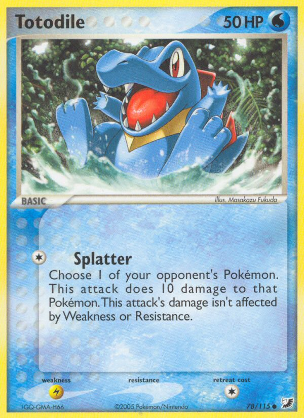 Totodile (78/115) [EX: Unseen Forces] - Pokémon - Card Brawlers | Quebec | Canada |