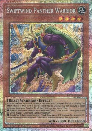 Swiftwind Panther Warrior (BETB-EN001) Starlight Rare - Beyond the Brave