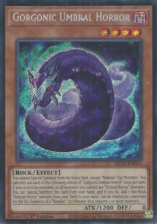 Gorgonic Umbral Horror (BETB-EN007) Secret Rare - Beyond the Brave