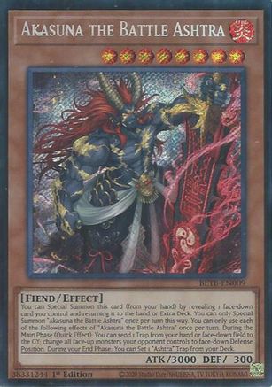 Akasuna the Battle Ashtra (BETB-EN009) Secret Rare - Beyond the Brave