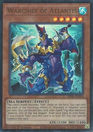 Warchief of Atlantis (BETB-EN014) Ultra Rare - Beyond the Brave