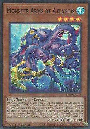 Monster Arms of Atlantis (BETB-EN015) Super Rare - Beyond the Brave