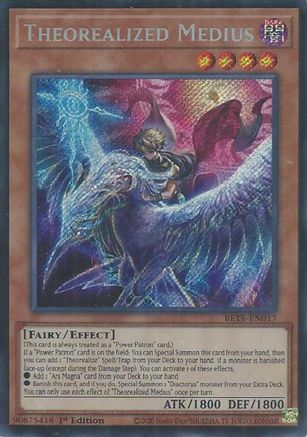 Theorealized Medius (BETB-EN017) Secret Rare - Beyond the Brave