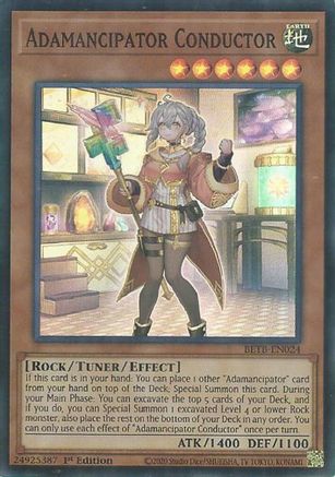 Adamancipator Conductor (BETB-EN024) Super Rare - Beyond the Brave