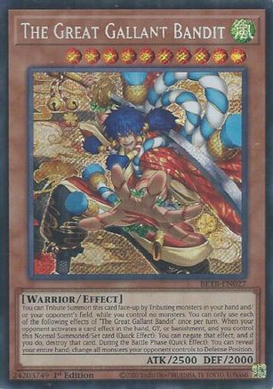 The Great Gallant Bandit (BETB-EN027) Secret Rare - Beyond the Brave