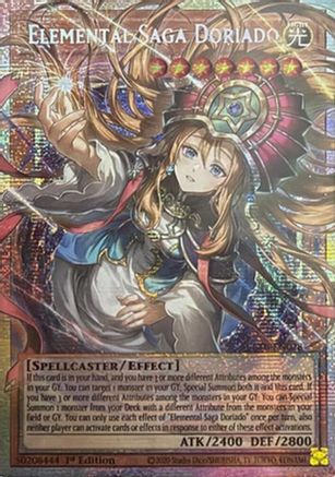 Elemental Saga Doriado (Starlight Rare) (Extended Art) (BETB-EN028) Starlight Rare - Beyond the Brave