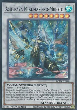 Ashtraya Mikumari-no-Mikoto (BETB-EN040) Super Rare - Beyond the Brave