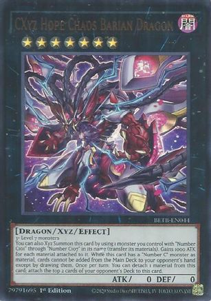 CXyz Hope Chaos Barian Dragon (BETB-EN044) Ultra Rare - Beyond the Brave