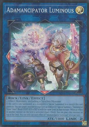 Adamancipator Luminous (BETB-EN049) Super Rare - Beyond the Brave