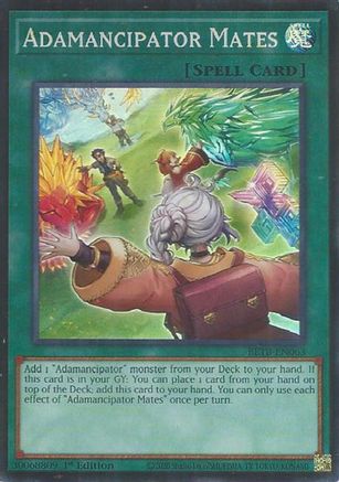 Adamancipator Mates (BETB-EN063) Super Rare - Beyond the Brave