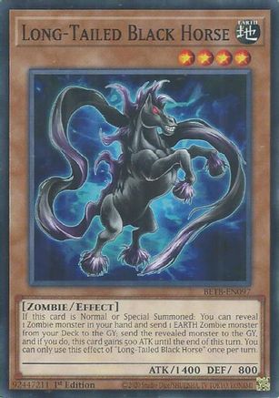 Long-Tailed Black Horse (BETB-EN097) Common - Beyond the Brave