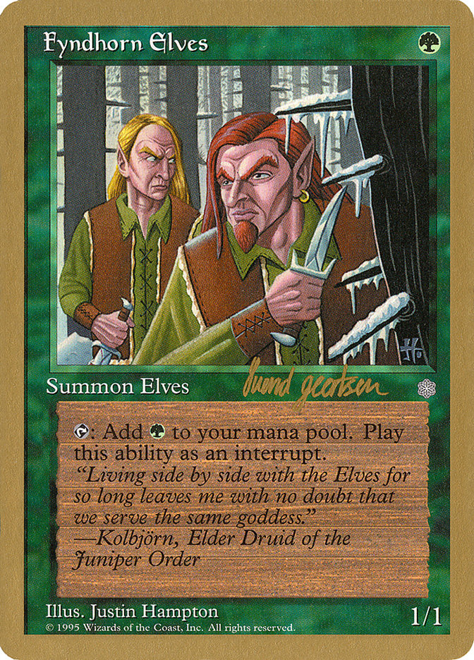 Fyndhorn Elves (Svend Geertsen) [World Championship Decks 1997] - Magic: The Gathering - Card Brawlers | Quebec | Canada |