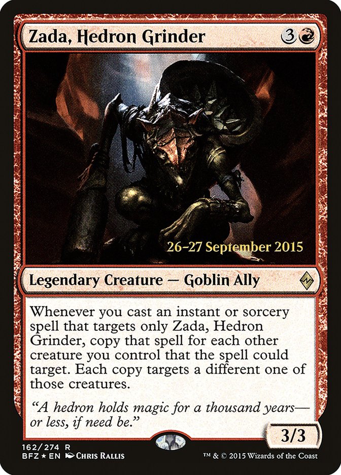 Zada, Hedron Grinder [Battle for Zendikar Prerelease Promos] - Magic: The Gathering - Card Brawlers | Quebec | Canada |