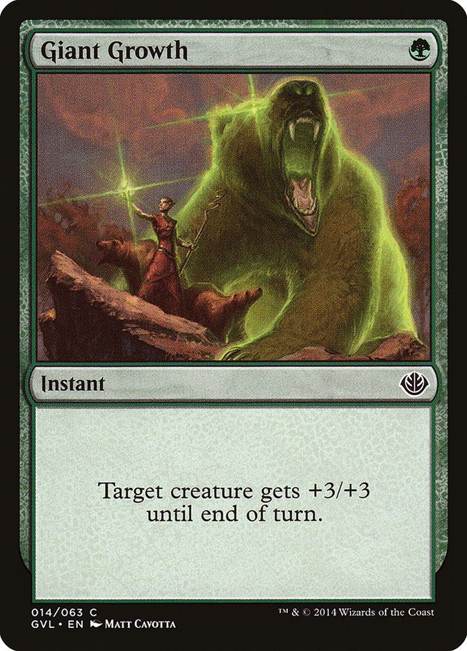 Giant Growth (Garruk vs. Liliana) [Duel Decks Anthology] - Magic: The Gathering - Card Brawlers | Quebec | Canada |