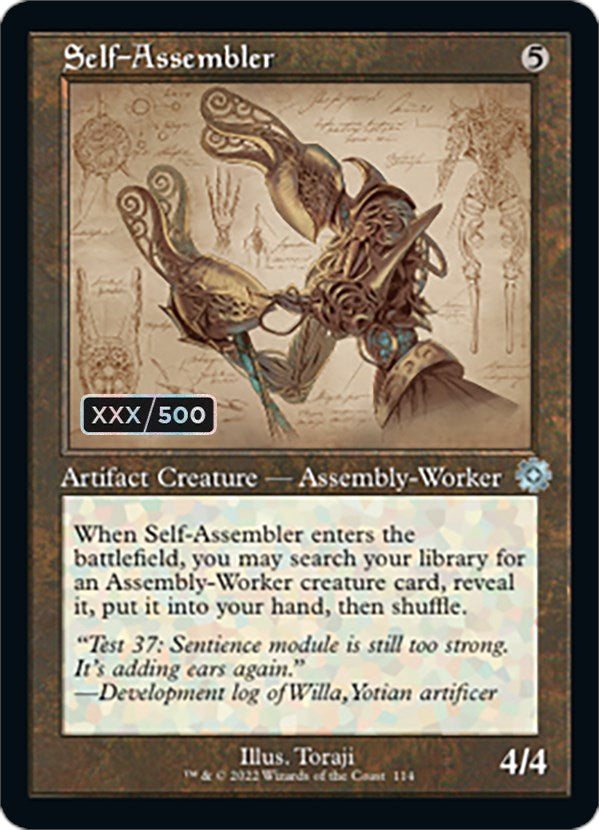 Self-Assembler (Retro Schematic) (Serialized) [The Brothers' War Retro Artifacts] - Magic: The Gathering - Card Brawlers | Quebec | Canada |