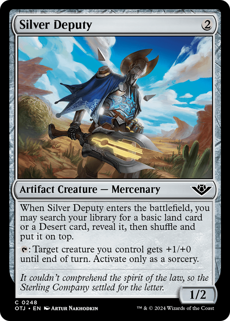 Silver Deputy [Outlaws of Thunder Junction] - Magic: The Gathering - Card Brawlers | Quebec | Canada |