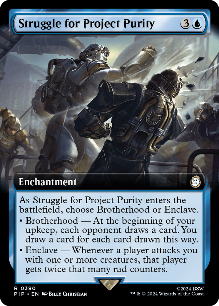 Struggle for Project Purity (Extended Art) [Fallout] - Magic: The Gathering - Card Brawlers | Quebec | Canada |