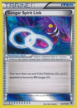 Gengar Spirit Link (95/119) (Alternate Holo GameStop Exclusive) [XY: Phantom Forces] - Pokémon - Card Brawlers | Quebec | Canada |