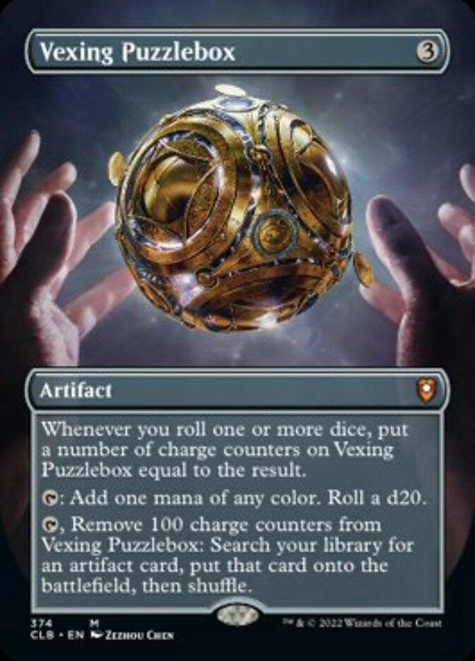 Vexing Puzzlebox (Borderless Alternate Art) [Commander Legends: Battle for Baldur's Gate] - Magic: The Gathering - Card Brawlers | Quebec | Canada |