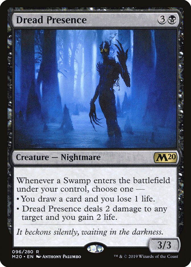 Dread Presence [Core Set 2020] - Magic: The Gathering - Card Brawlers | Quebec | Canada |