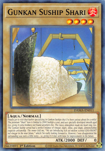 Gunkan Suship Shari [DAMA-EN011] Common - Yu-Gi-Oh! - Card Brawlers | Quebec | Canada |