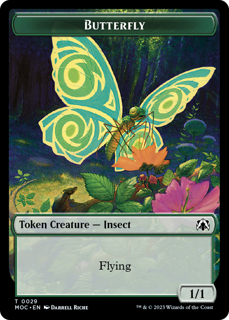 Butterfly // City's Blessing Double-Sided Token [March of the Machine Commander Tokens] - Magic: The Gathering - Card Brawlers | Quebec | Canada |