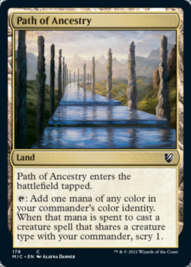 Path of Ancestry [Innistrad: Midnight Hunt Commander] - Magic: The Gathering - Card Brawlers | Quebec | Canada |