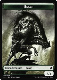 Beast (013) // Wurm Double-Sided Token [Commander 2019 Tokens] - Magic: The Gathering - Card Brawlers | Quebec | Canada |