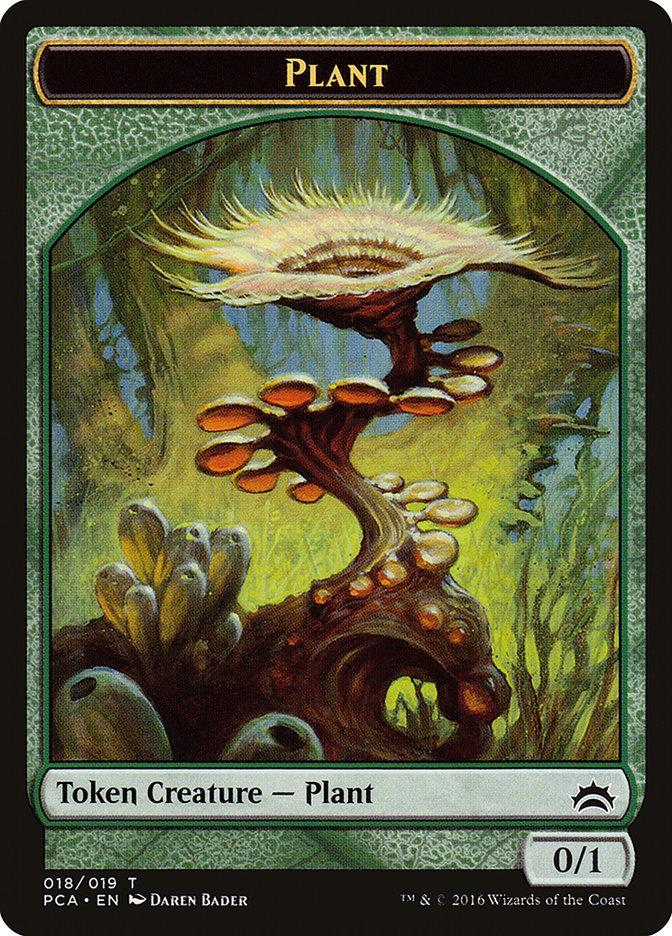Plant // Ooze (016) Double-Sided Token [Planechase Anthology Tokens] - Magic: The Gathering - Card Brawlers | Quebec | Canada |