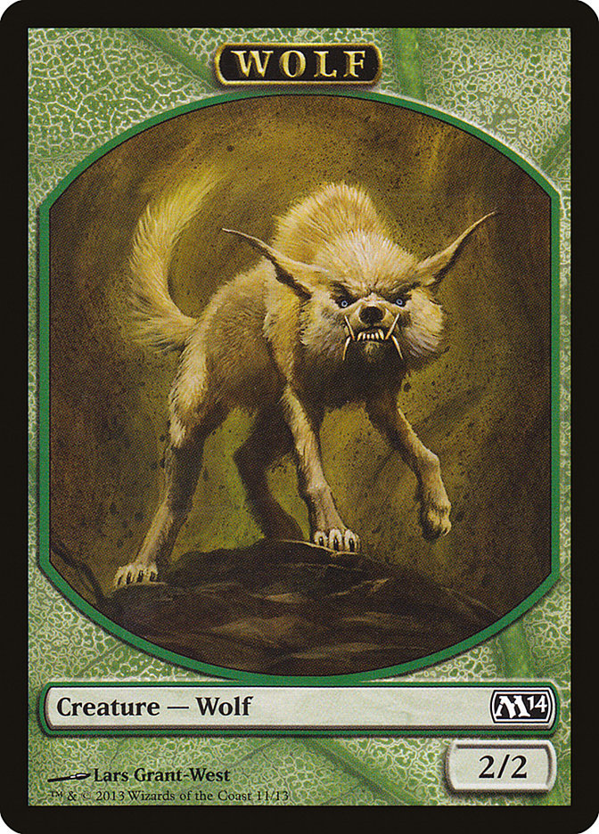 Wolf Token [Magic 2014 Tokens] - Magic: The Gathering - Card Brawlers | Quebec | Canada |