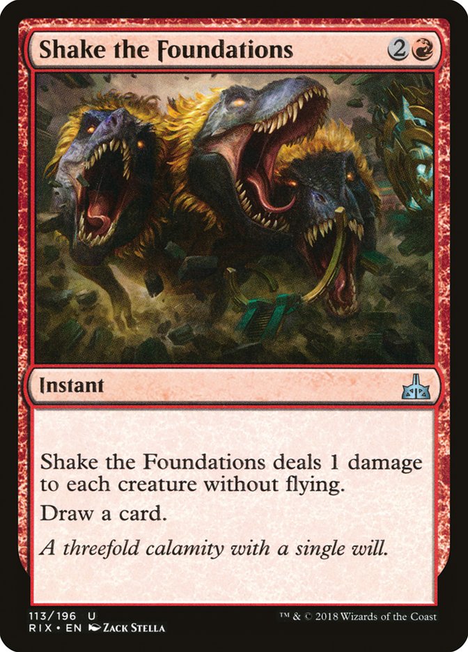 Shake the Foundations [Rivals of Ixalan] - Magic: The Gathering - Card Brawlers | Quebec | Canada |