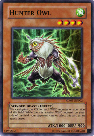 Hunter Owl [GX03-EN002] Super Rare - Yu-Gi-Oh! - Card Brawlers | Quebec | Canada |