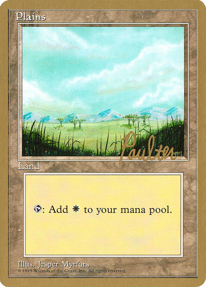 Plains (pp365) (Preston Poulter) [Pro Tour Collector Set] - Magic: The Gathering - Card Brawlers | Quebec | Canada |