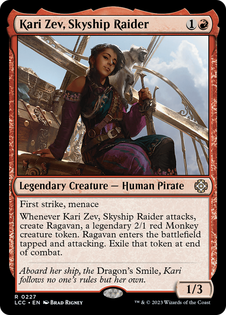 Kari Zev, Skyship Raider [The Lost Caverns of Ixalan Commander] - Magic: The Gathering - Card Brawlers | Quebec | Canada |