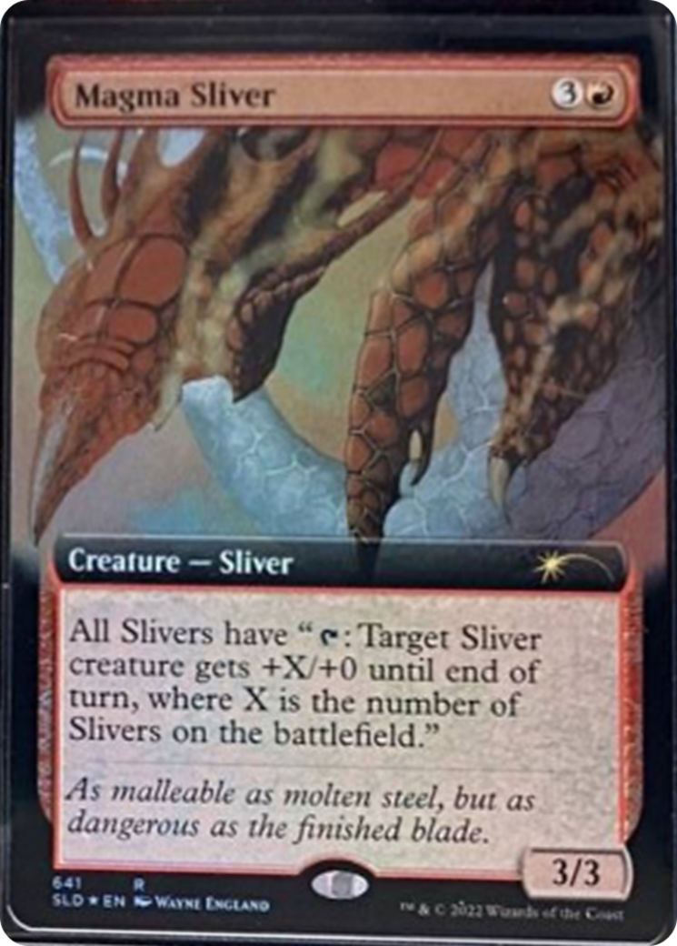 Magma Sliver (Extended Art) [Secret Lair Drop Series] - Magic: The Gathering - Card Brawlers | Quebec | Canada |