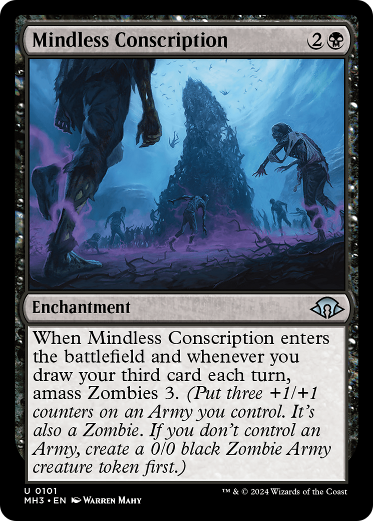 Mindless Conscription [Modern Horizons 3] - Magic: The Gathering - Card Brawlers | Quebec | Canada |