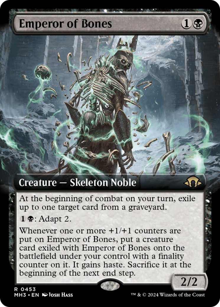 Emperor of Bones (Extended Art) [Modern Horizons 3] - Magic: The Gathering - Card Brawlers | Quebec | Canada |